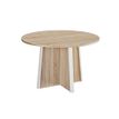 3483601144583-Table de réunion ronde MAMBO - Chêne Sonoma/blanc-P_405132845_1-0