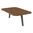 3253310179660-Table d'extension ou intermédiare ILO - L67xP114 cm - pieds carbone - structure noyer-P_405134642_1-0