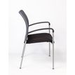 0404051443432-Lot de 4 chaises JULIA - avec accoudoirs - assise noire et dossier gris-P_405144343_3-2