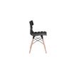 0404051443487-Lot de 4 chaises TESS - pieds bois et acier noir - noir-P_405144348_3-2