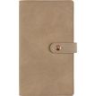Agenda de poche spiralé Ramatuelle - 1 semaine sur 2 pages - 9,5 x 17 cm - taupe - Oberthur