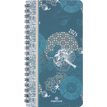 Agenda de poche spiralé Tokyo - 1 semaine sur 2 pages - 9,5 x 17 cm - rouge - Oberthur