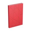 Agenda Textura - 1 semaine sur 2 pages - 10 x 15 cm - rouge - Oxford