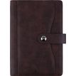 Agenda à spirale Davos - 1 semaine sur 2 pages - 17 x 24,5 cm - marron - Oberthur
