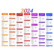3664447152295-Calendrier Nuance - 7 mois par face - 32 x 42 cm - Oberthur-P_405149402_2-1