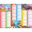 Calendrier Color Story - 6 mois par face - 21 x 26,5 cm - Oberthur