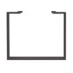 3253310421950-Bureau compact LOFTER - L180 cm - Retour à gauche - Plateau imitation noyer - pied carbone - (pied de renfort obligat-P_405152115_4-3