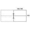 3253310459656-Bureau Bench IRIS - L120 cm - Plan suivant - Pieds blanc - plateau imitation noyer-P_405152190_5-4