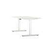 3617350004205-Bureau électrique AXEL -  bureau assis/debout  - L200 cm - plateau blanc - pieds blanc-P_405153370_1-0