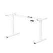 3760350286147-Bureau électrique VICTOR - L140x80cm - Pieds blancs - plateau chêne massif-P_405156027_2-1