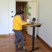 3760350285744-Bureau électrique VICTOR - L140x80cm - Pieds noirs - plateau chêne massif-P_405156049_5-4