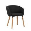 3760185021883-Fauteuil ARCO - 4 pieds bois - noir--1