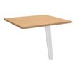 3253310335509-Retour direct pour bureau Steely - L80xP60 cm - plateau imitation hêtre - pieds blanc-P_405185131_1-0