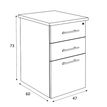 3253310250390-Caisson HT bureau - steely/stelly manager - Profondeur 60 cm - noyer - top vert-P_405185170_2-1