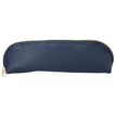 Trousse ovale SCHOOL "Dots" coloris bleu marine