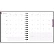 3660942088756-Agenda de bureau Sophie Adde Lady 18S spiralé - 1 semaine sur 2 pages - 15 x 17 cm - Oranges - Exacomp--6