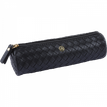 3664447203904-Oberthur Lisbonne - Trousse Ronde Noir – Élégante en Effet Tressé, Fermeture Zippée -P_405246751_1-0