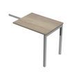 7331920016271-Retour direct pour Bureau Trend pieds métal arche - L80 - plateau imitation chêne canadien--0