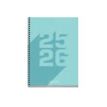 8422593269794-Miquelrius School Basic Plus - Agenda - 2025 - 2026 - semainier - reliure à spirale - 4° - 150 x 213 mm - bleu - carton -P_405249201_1-0