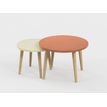 0404052551020-Lot de 2 tables basses - 60X42cm & 45X37cm - Terracotta et Sable--0