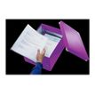 4002432103805-Leitz Click & Store - Boîte de rangement A4 - violet métallisé-Angle droit-4