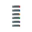 4007817036761-STAEDTLER pigment liner - Pack de 6 Feutres fins - 0.5 mm - couleurs assorties-Gros plan-1