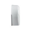 3019920525804-Rossignol - Distributeur de papier toilette 400 feuilles - avec clef - blanc-Gauche-2