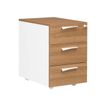 Caisson mobile XENON - Profondeur 60 cm - 3 tiroirs - Merisier italien