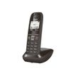4250366852867-Gigaset AS470 - téléphone sans fil - noir-Angle droit-0
