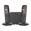 4250366851181-Gigaset C570 Duo - téléphone sans fil + combiné supplémentaire - noir-Avant-0