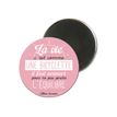 3700572716787-Kiub Typography - Magnet rond en verre - Bicyclette-Avant-0