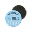 3700572716800-Kiub Typography - Magnet rond en verre - Liberté-Avant-0