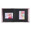 3130630142058-Exacompta Strass - Album photo 25 x 25 cm - 30 pages noires - rose-Avant-3