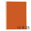 3288587701078-Exacompta Forever - 10 Paquets de 25 Chemises dos toilé - 320 gr - orange--0