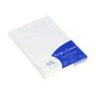 G.LALO Vergé de France - 25 Cartes papier demi- pli - 35 x 100 mm - blanc