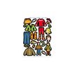 8410782114383-Apli - 3 feuilles gommettes vêtements-P_79146844_1-0