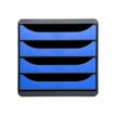 9002493421141-Exacompta BigBox - Module de classement 4 tiroirs - gris/bleu brillant-P_79151118_1-0