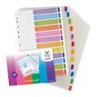 Viquel Intercolor - Intercalaire 12 positions - A4 Maxi - polypropylène coloré