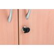 3253310134393-Armoire basse IDRA/DUAL - H72 x L80 x P47 - 2 portes - Corps blanc - Dessus et portes imita-P_79377102_3-2