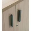 3253310146433-Armoire haute INEO/LEVEL/STEELY/WOODY - L80 x H180 x P47 - 2 portes - Corps blanc - Portes -P_79395840_2-1