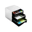 3462159004976-CEP MyCube Classic - Module de classement 4 tiroirs - noir/blanc-P_79396241_1-0