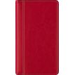 Agenda de poche spiralé Palermo Optivision - 1 semaine sur 2 pages - 9 x 16 cm - rouge - Brepols
