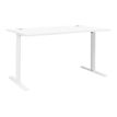 Bureau YES ! - 120 cm - Pieds métal fixes - Blanc