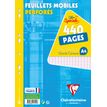 Clairefontaine - feuillets mobiles - 440 pages - A4 - grands carreaux (Seyes) - perforées