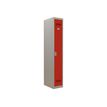 3219093105029-Vestiaire Industrie Propre - 1 porte - 180 x 30 x 50 cm - gris/rouge-P_79411763_1-0