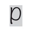8711234003690-Pickup Déco Lynn - Étiquette autocollante 120 mm - Lettre P - noir-P_79413386_1-0