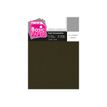 Pickup - Carton de lin - A4 (210 x 297 mm) - 215 g/m² - 10 feuilles - marron foncé