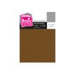 Pickup - Carton de lin - A4 (210 x 297 mm) - 215 g/m² - 10 feuilles - marron moyen