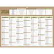 Bouchut Natura - Calendrier bancaire 7 mois par face - 32 x 42 cm - beige