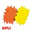 3270241004007-Apli Agipa - 25 éclatés fluo - jaune/orange - 16 x 24 cm--0